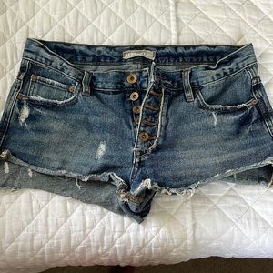 Free people denim shorts